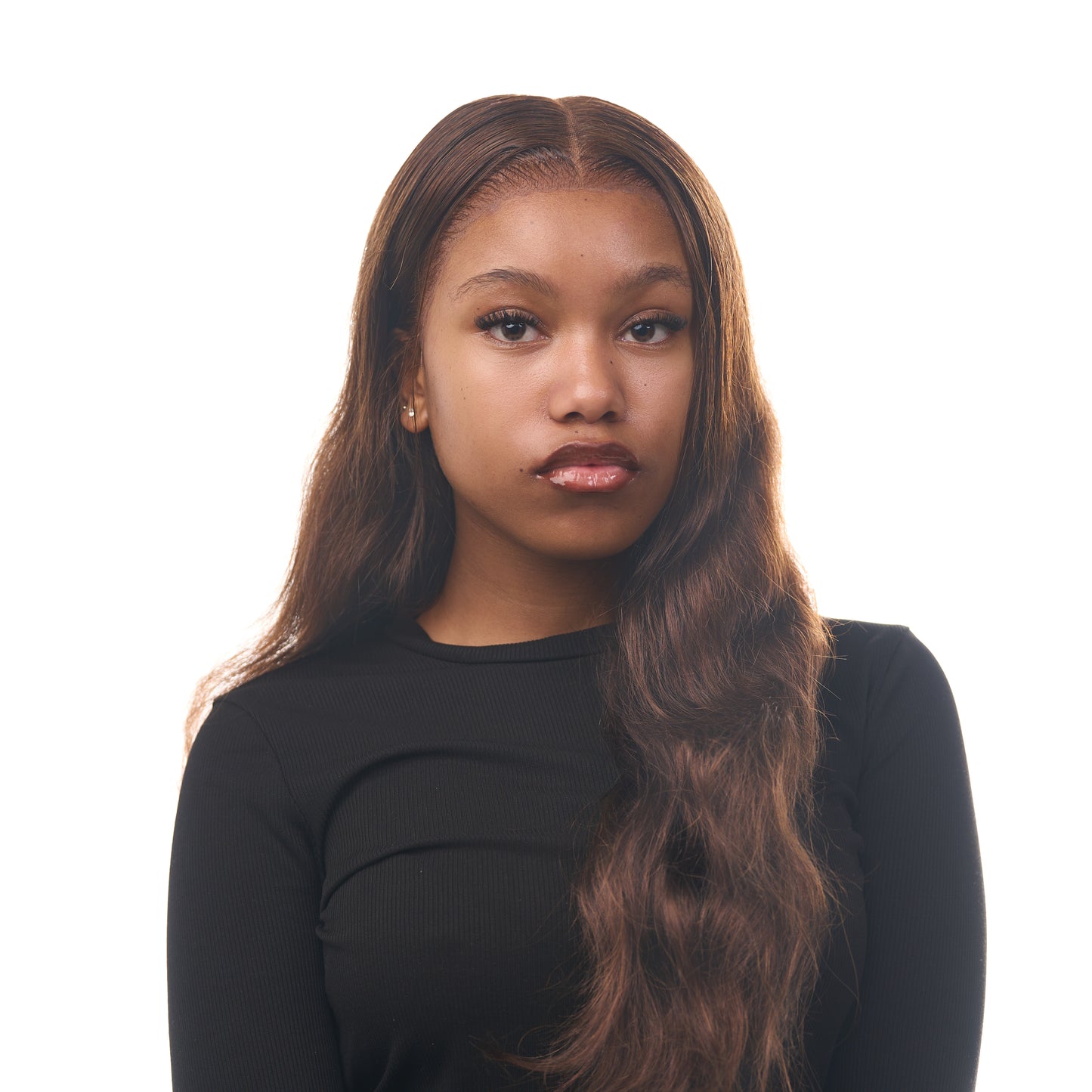 Chocolate Brown Body Wave Wig