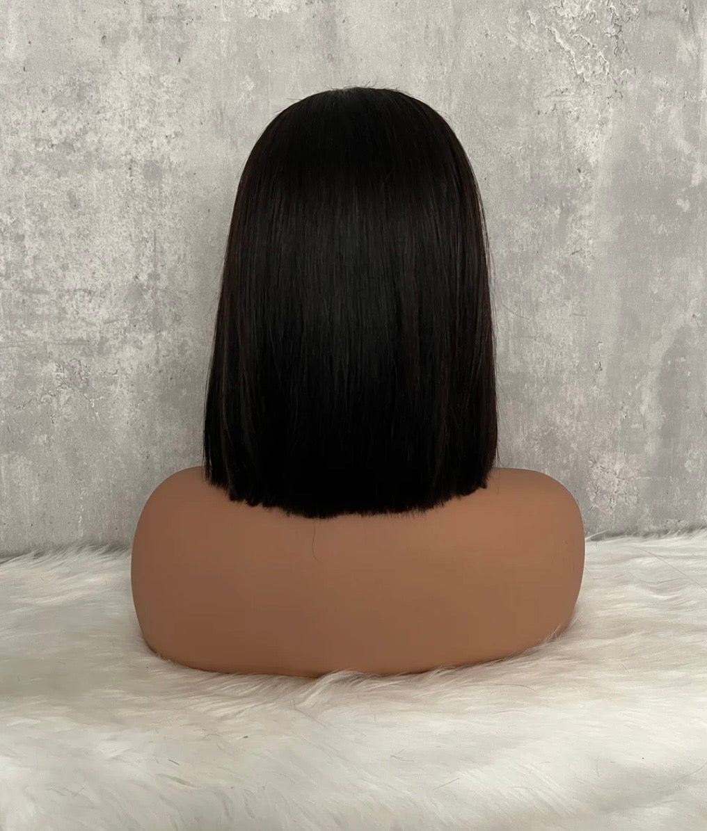 SDD 5x5 Closure Wig Straight BOB Wig 1B Color