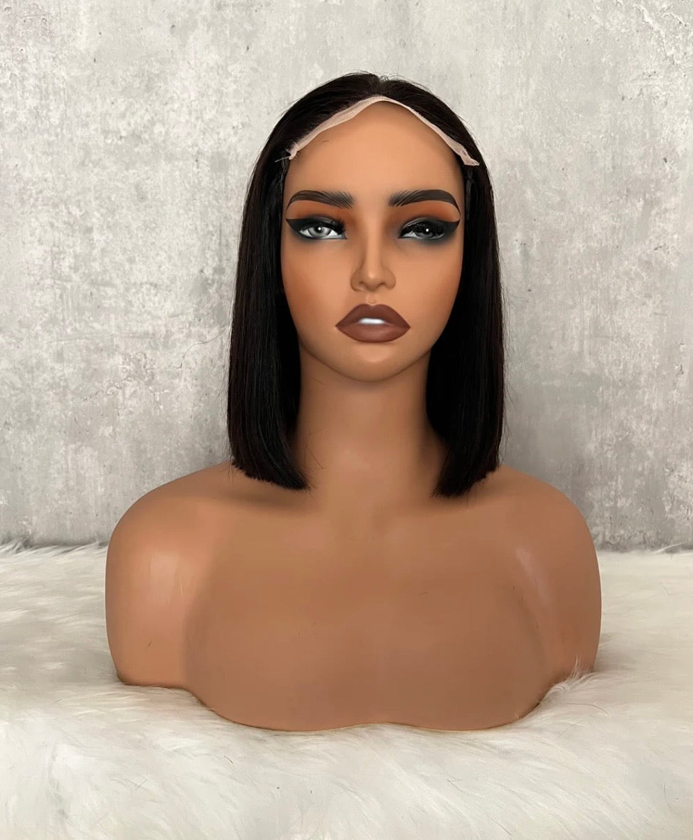 SDD 5x5 Closure Wig Straight BOB Wig 1B Color