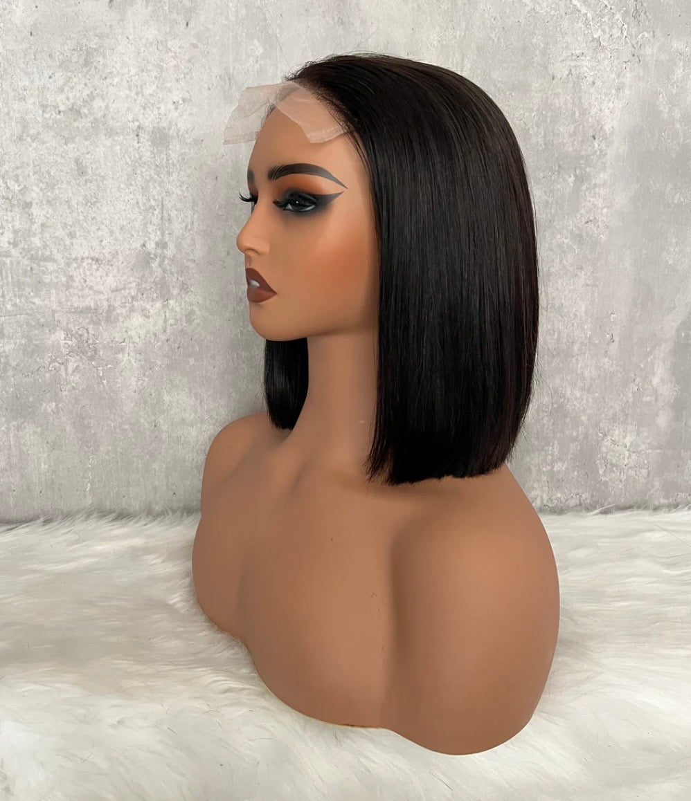 SDD 5x5 Closure Wig Straight BOB Wig 1B Color