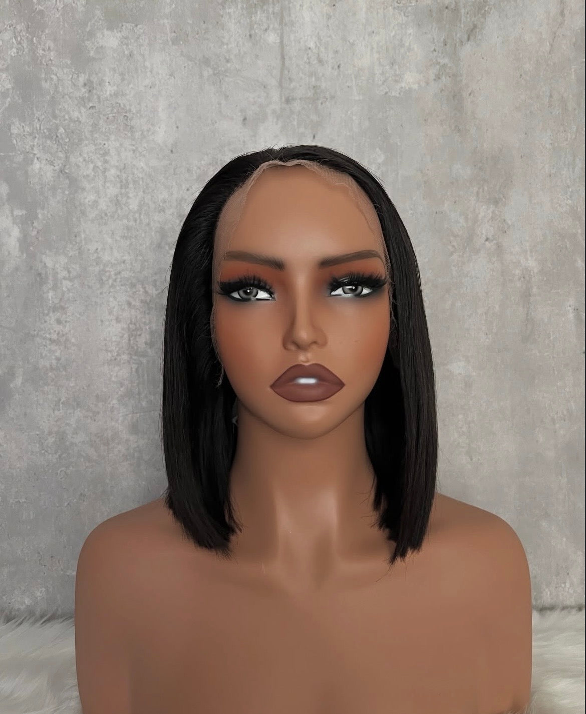 SDD 13x4 Frontal Wig Straight BOB Wig 1B Color