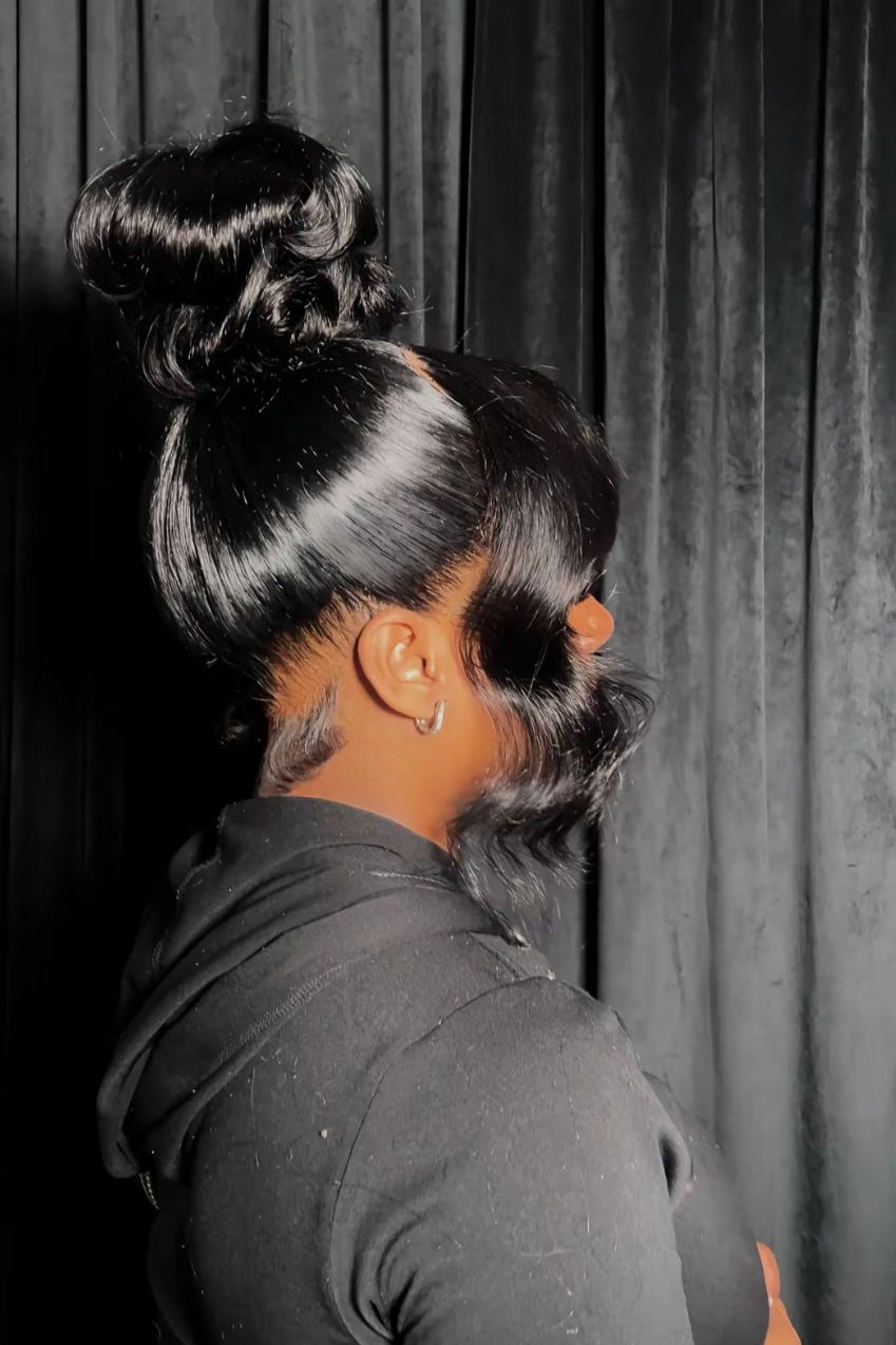 Straight Frontal lace wig 360